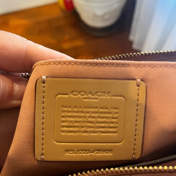 Coach Pink Leather Satchel with Detachable Strap - Picture 3 of 8